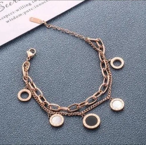 Contrast Gold Anti-Tarnish Bracelet