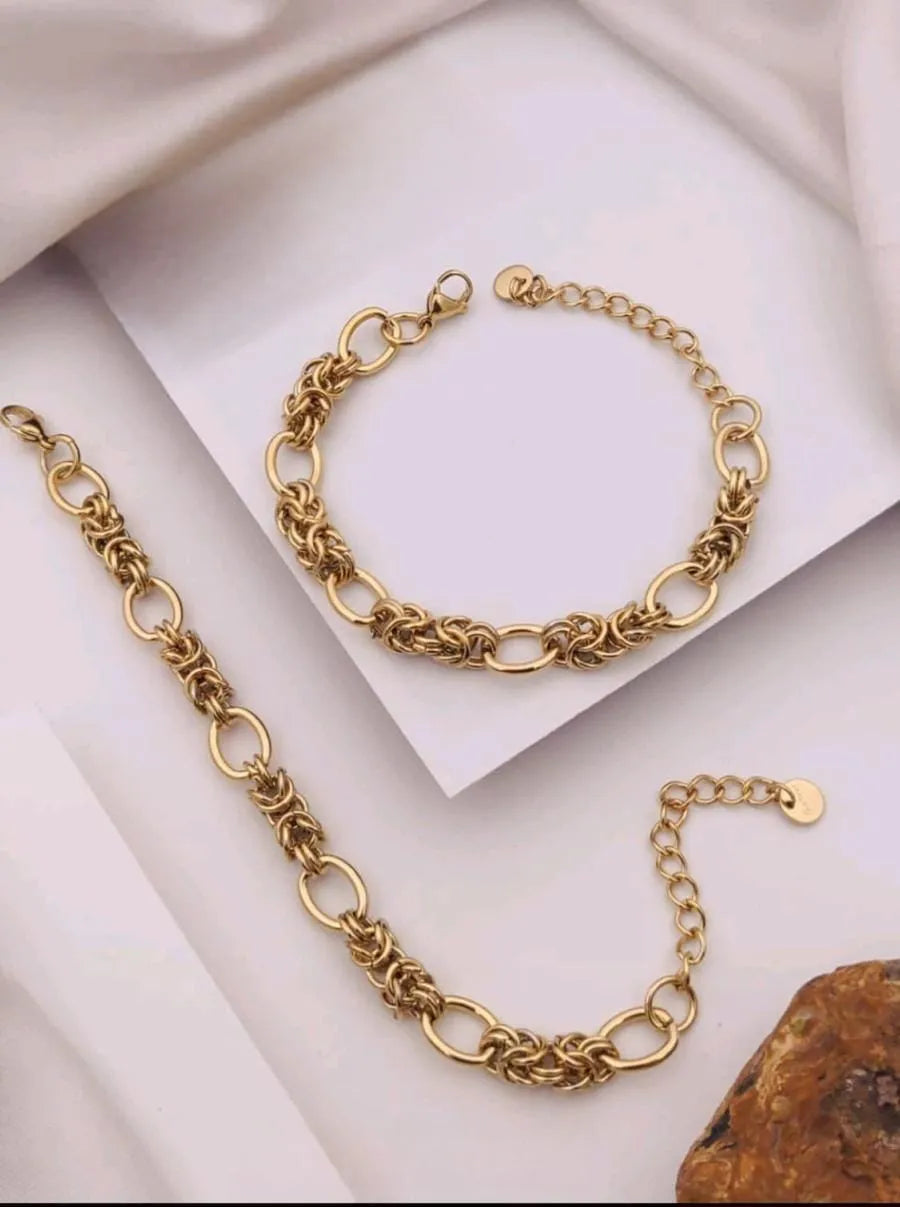 Gold Link Anti-Tarnish Bracelet