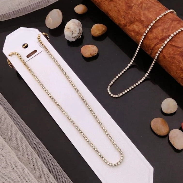 Crystal Tennis Chain Necklace