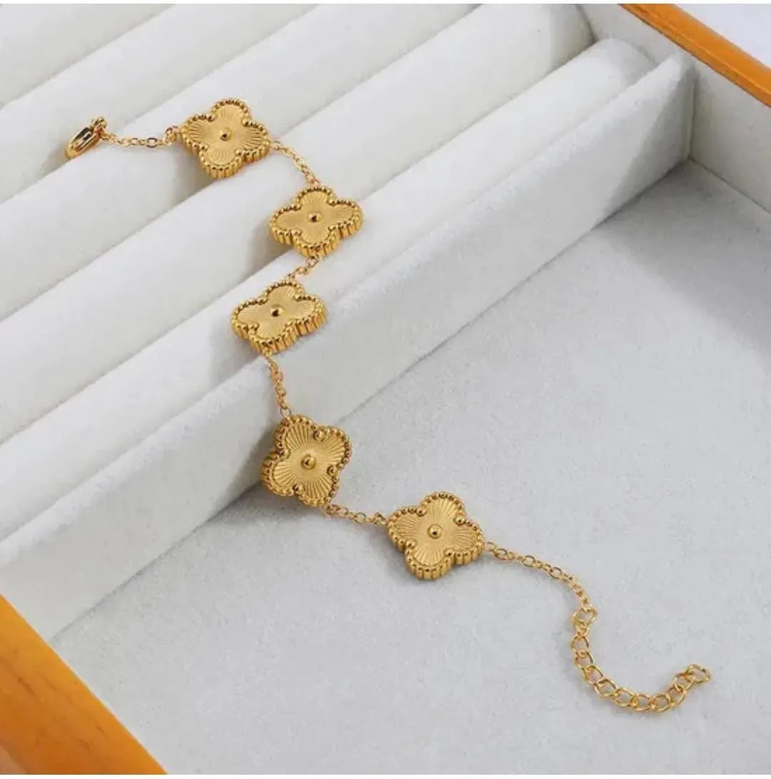 Golden Blossom Anti-Tarnish Bracelet