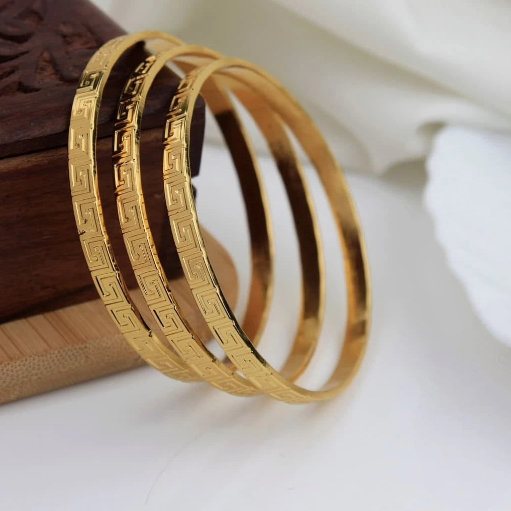 Signature Motif Bangles (3SET)