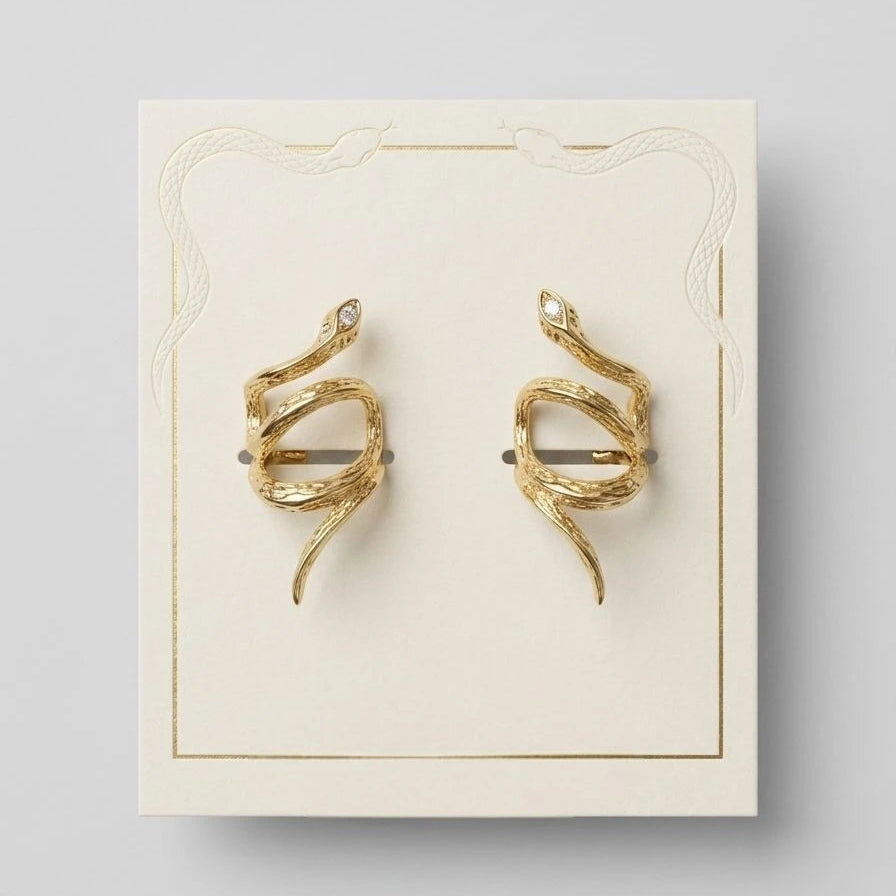 Serpentina Gold Ear Cuff