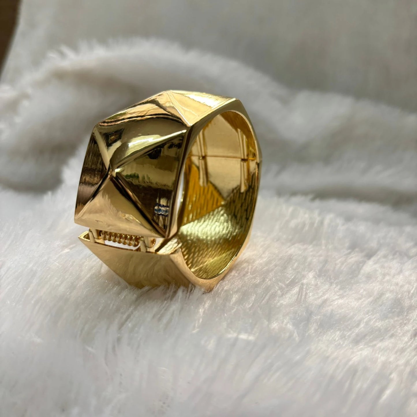 Aurion Faceted Gold Kada