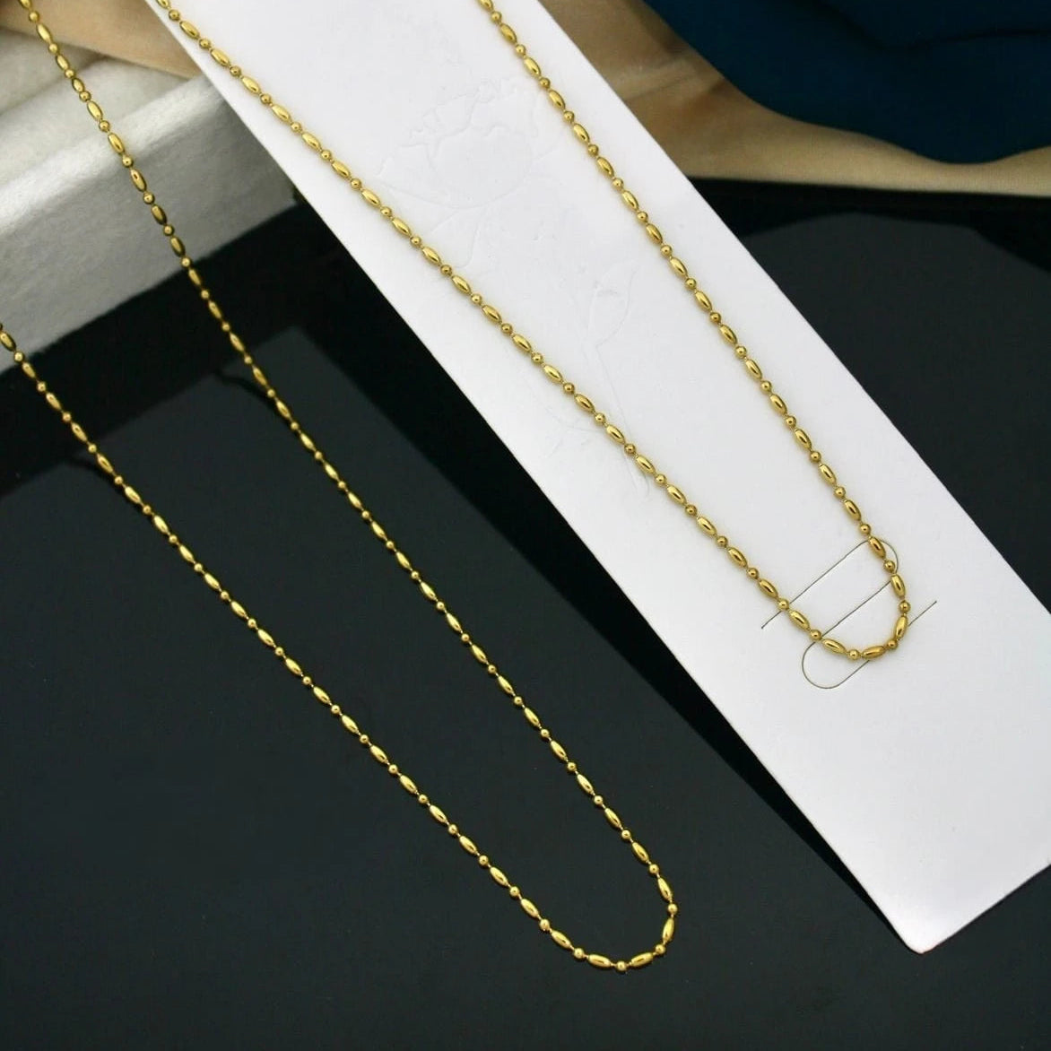 Lunara Mini Oval Gold Chain