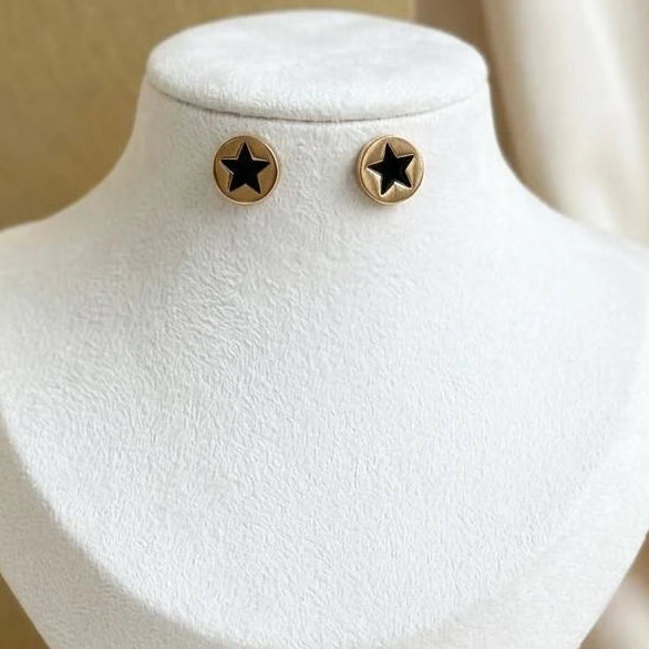 Midnight Star Stud Earrings