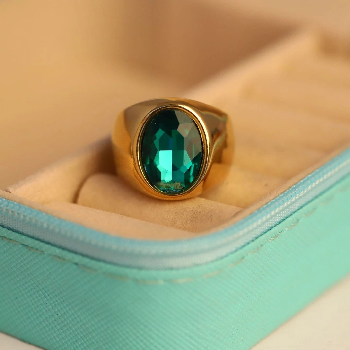 Emerald Royale Statement Ring