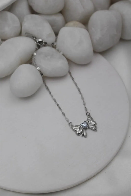 Bow Pendant Necklace