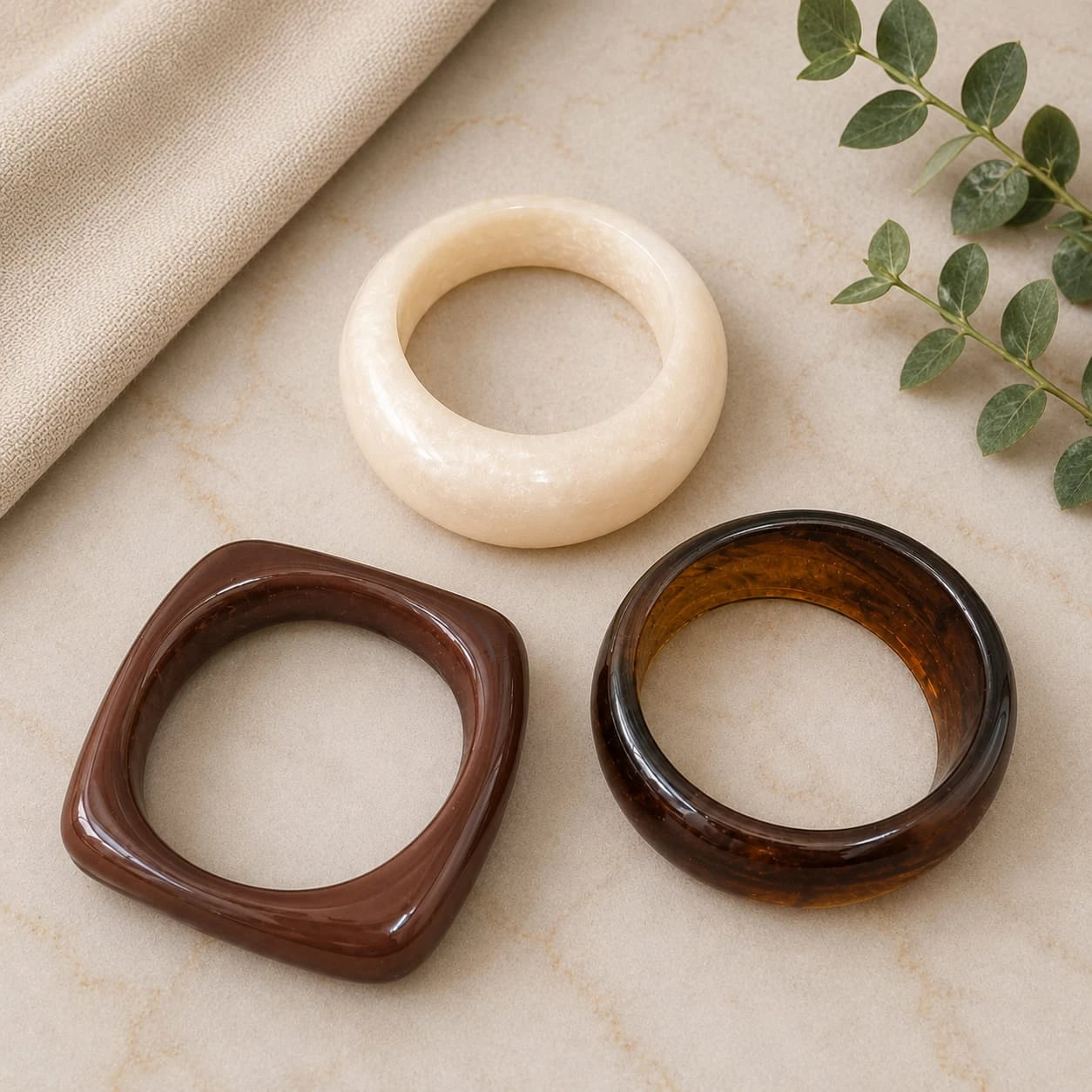 Cocoa Pearl Resin Luxe Combo
