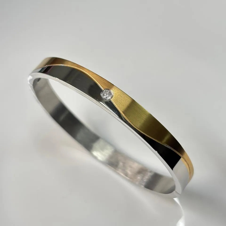 Dual Tone Diamond Kada