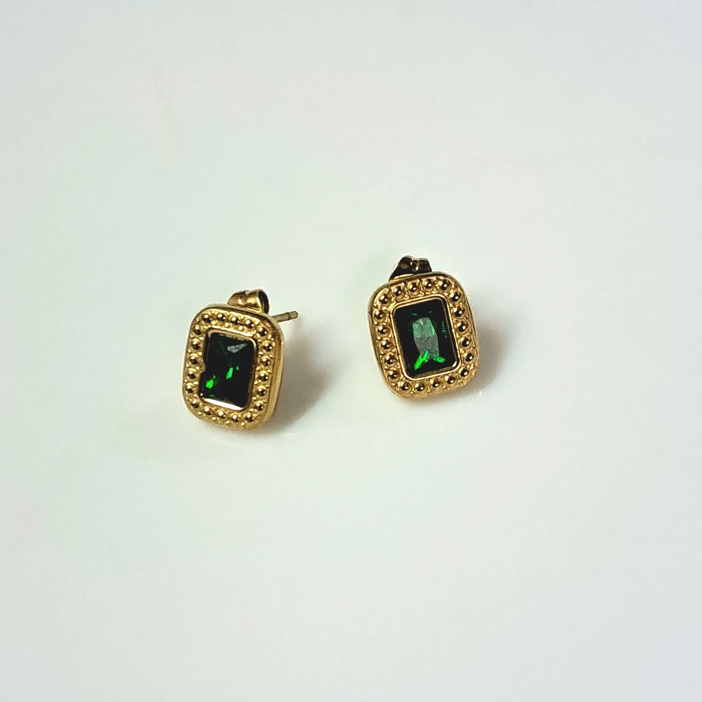 Emerald Grace Studs Earrings