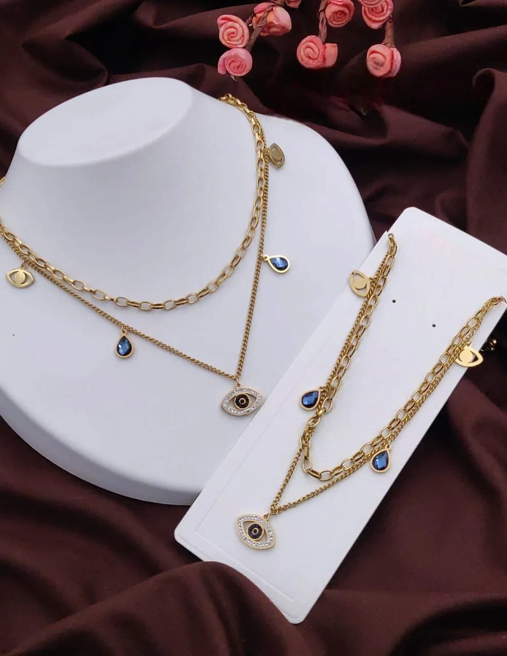 Eye Charm Pendant Necklaces