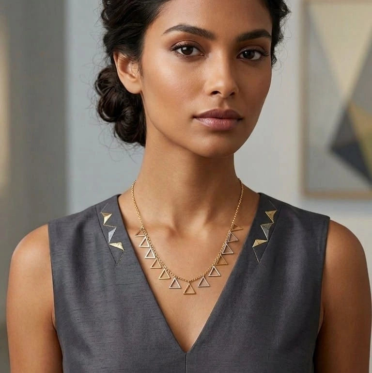 Geometric Triangle Glow Tanmaniya