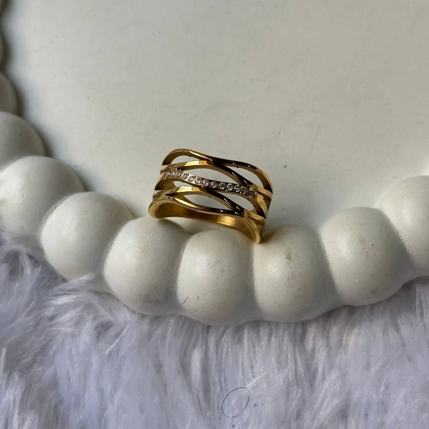 Golden Elegance ring