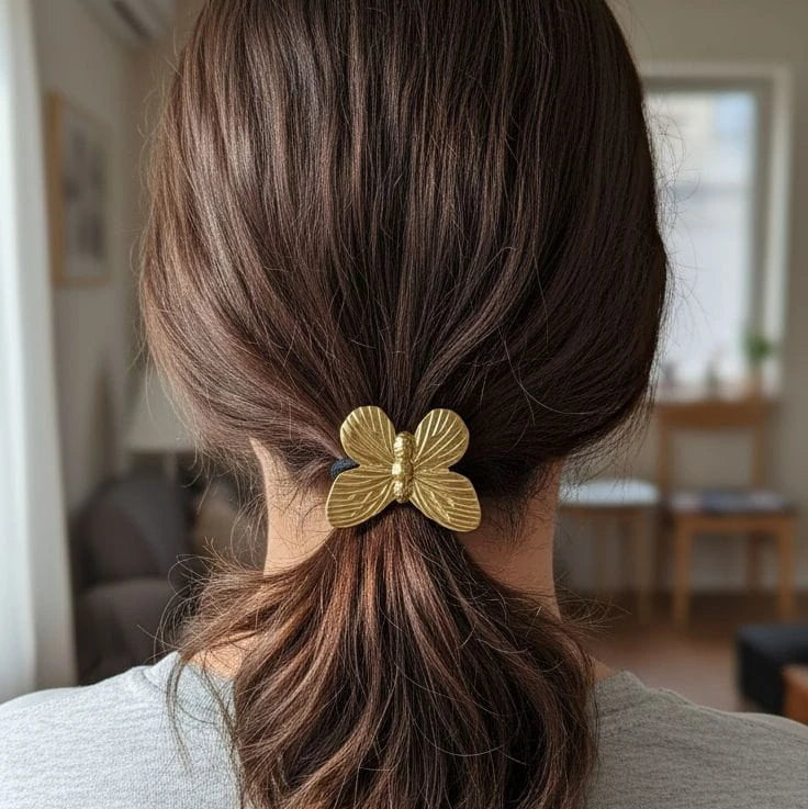 Golden Butterfly Elegant Hair Band