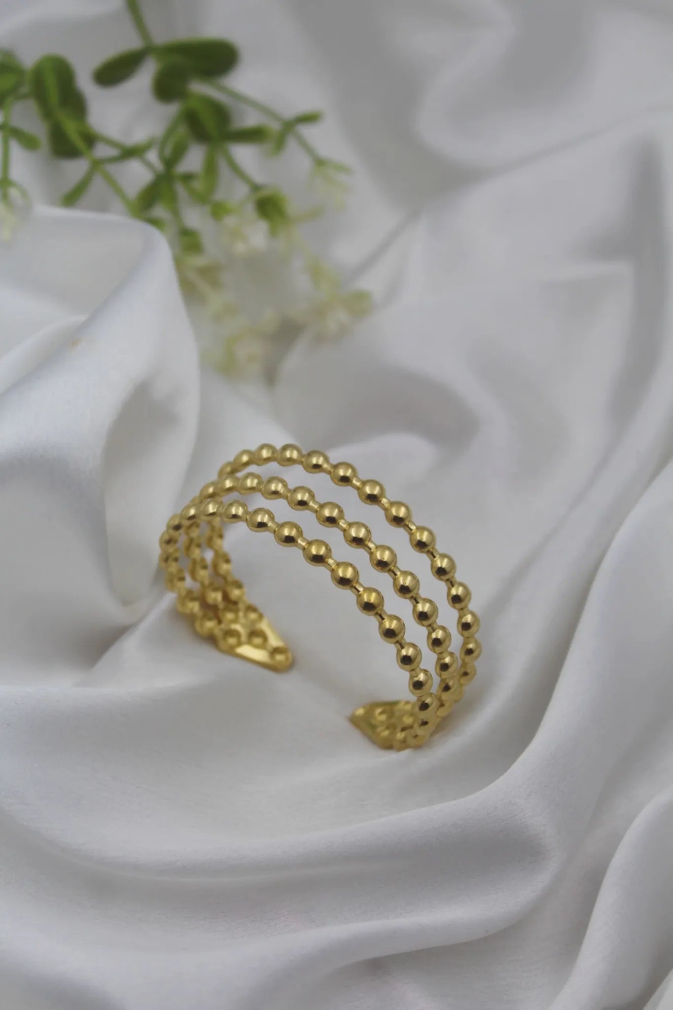 Golden Beaded Kada