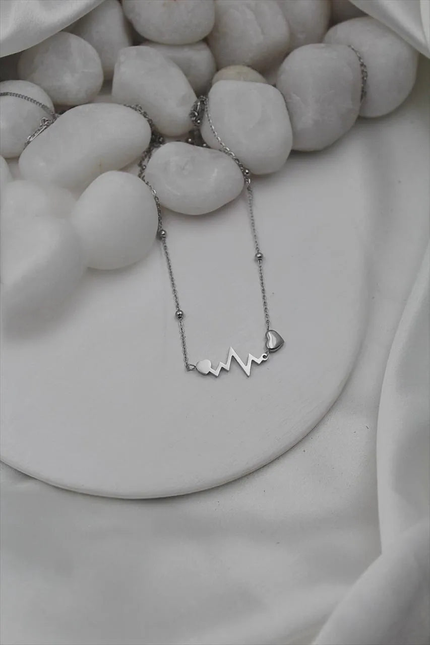 Heartbeat Pendant Necklace