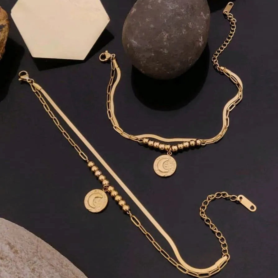 Golden Treasures Chain Bracelets