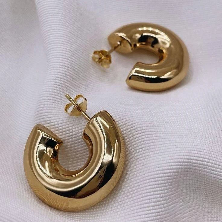 Luna Bold Hoop Earrings