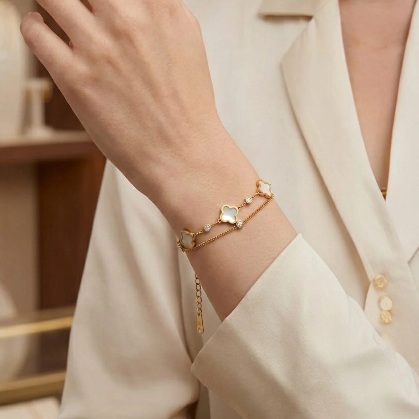 Aureline Layered Chain Bracelet