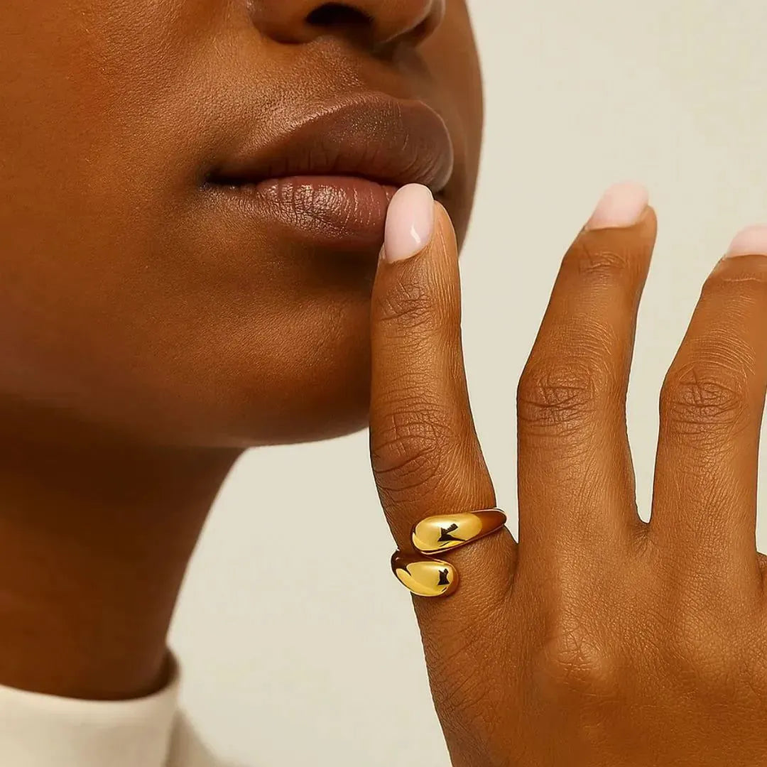 Minimalist Gold Wrap Ring