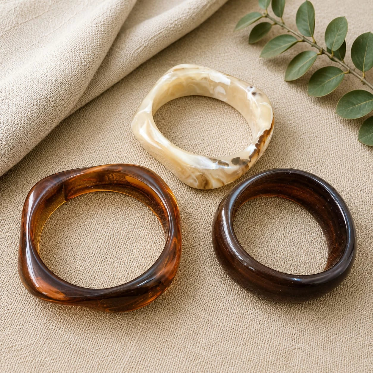 Mocha Ivory Resin Elegance Combo