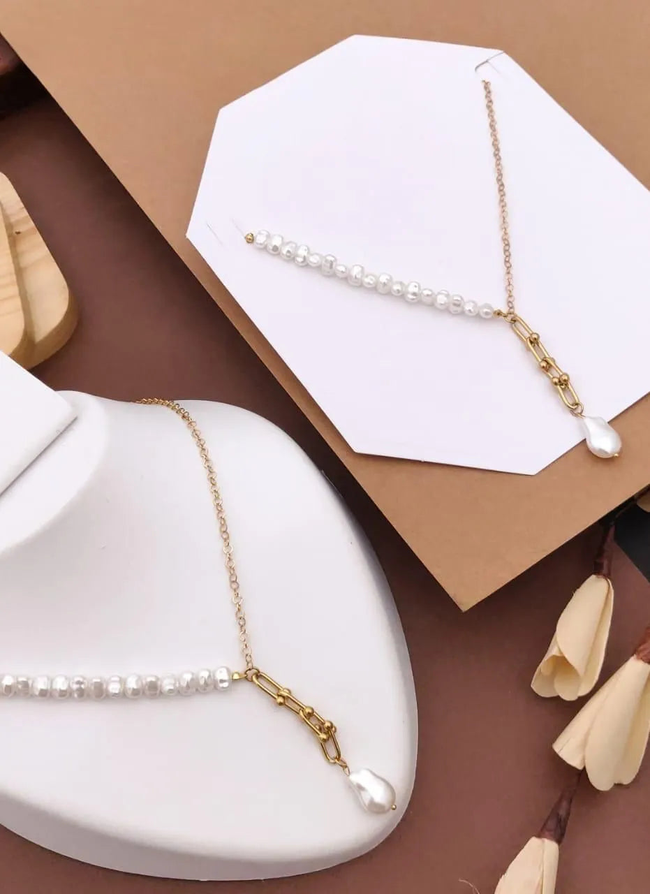 Pearl Gold Necklace