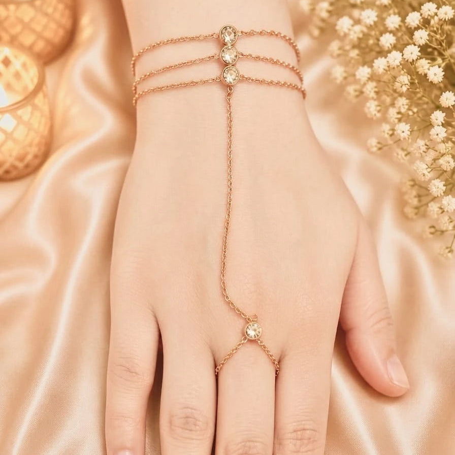 Golden Luxe Crystal Hath Panja