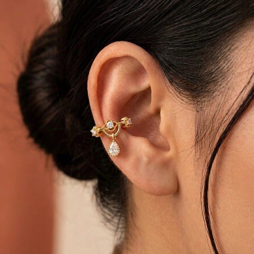 Royal Drop Cuff Earring