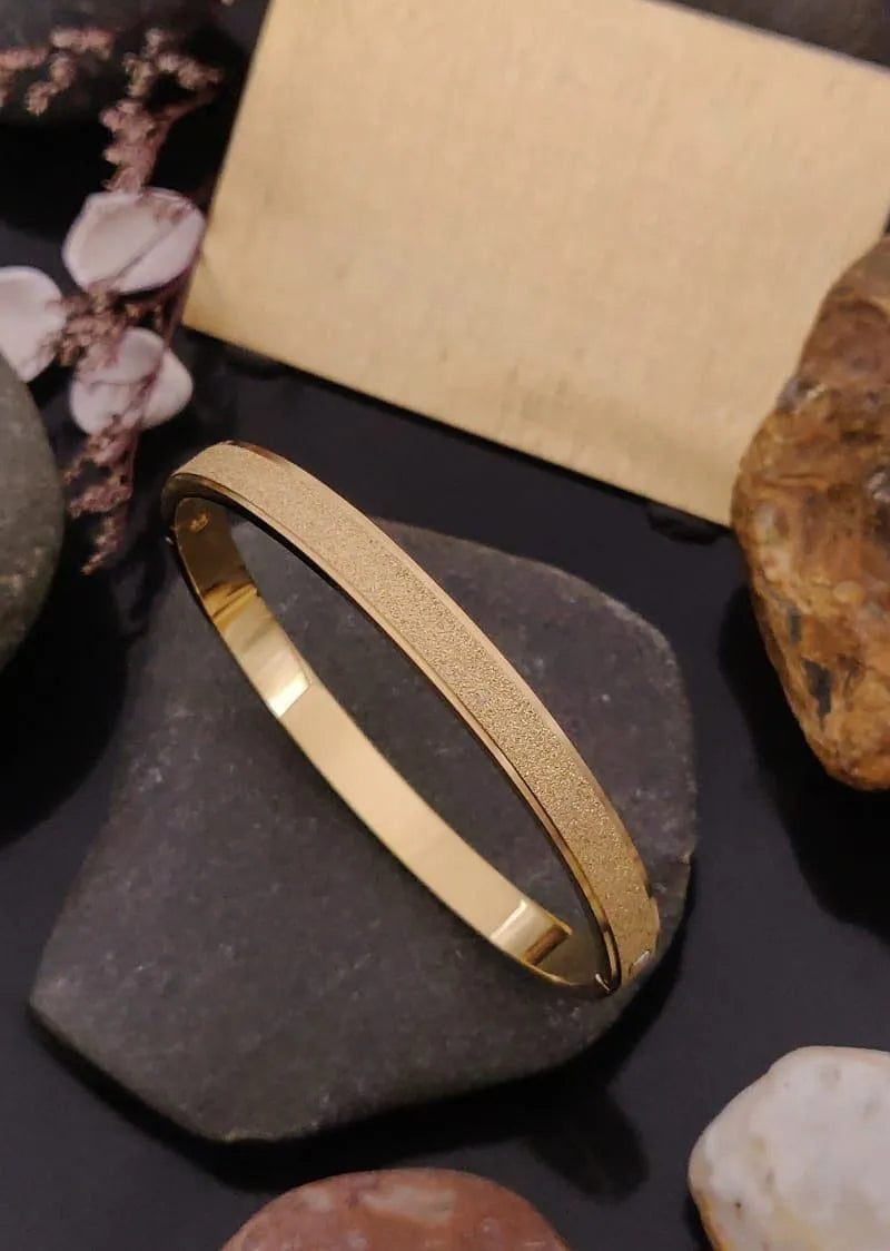 Satin Gold Kada