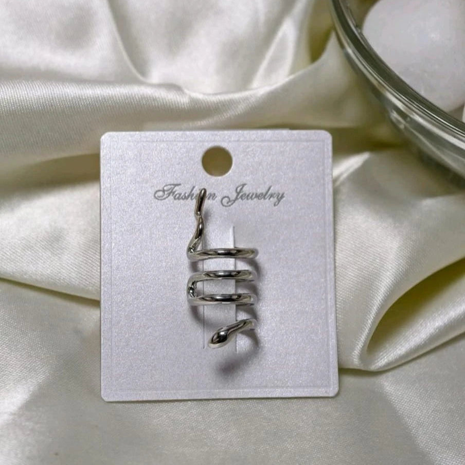 Aurora Coil Cuff Earring
