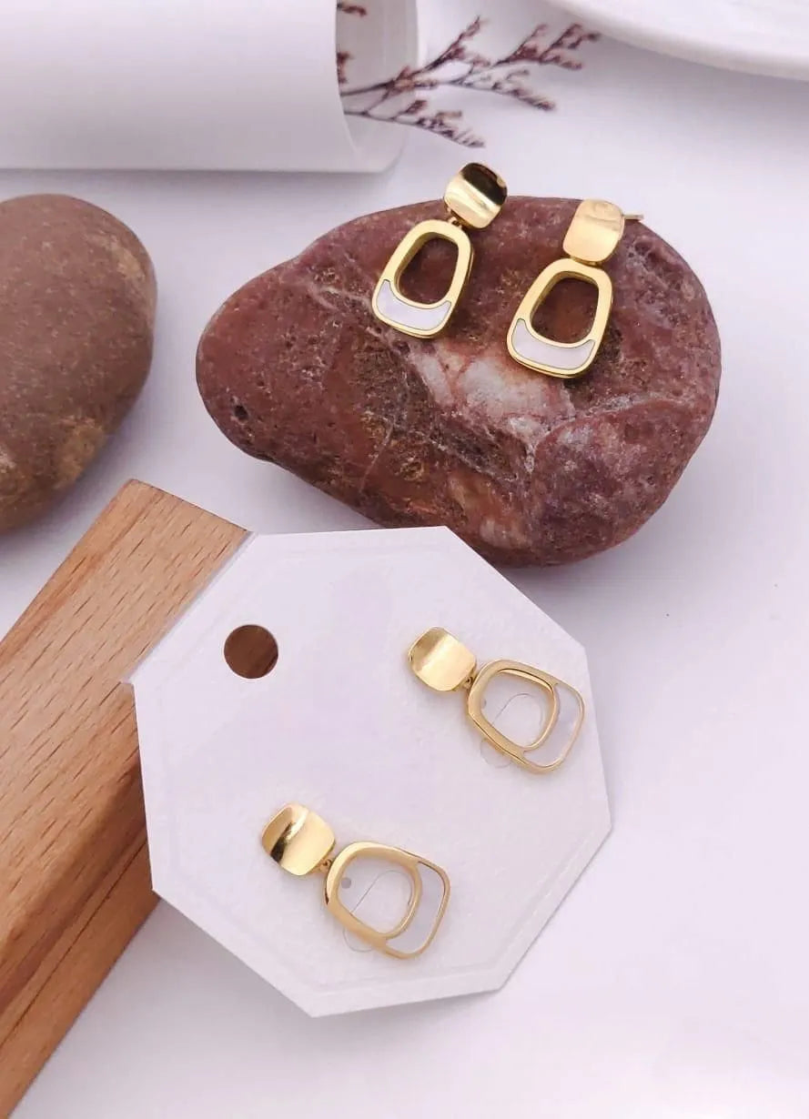 Modern Minimal Drop Earrings