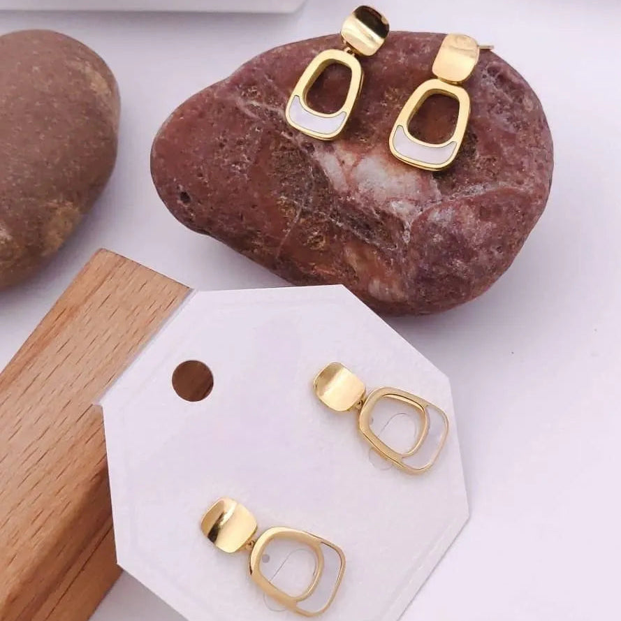 Modern Minimal Drop Earrings