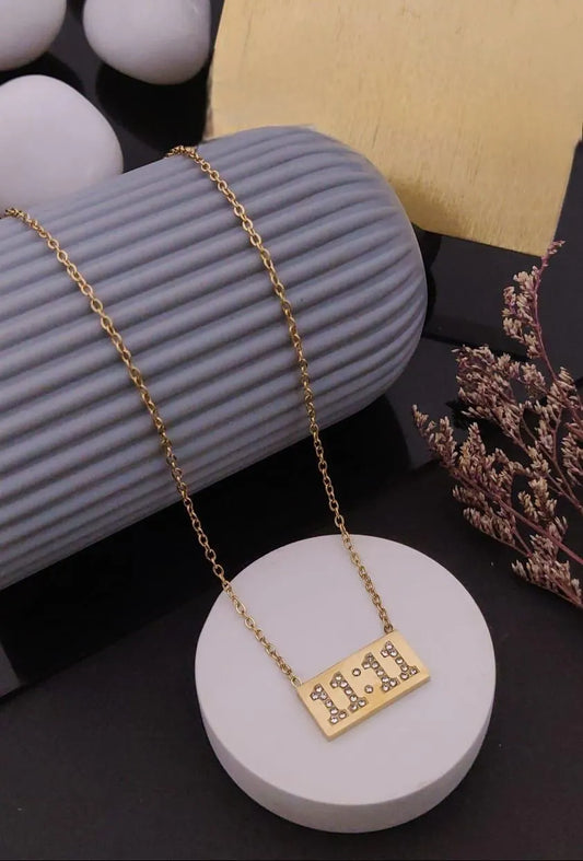 11:11 Gold Charm Necklace