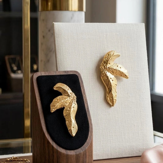 Aurevine Leaf Statement Earrings
