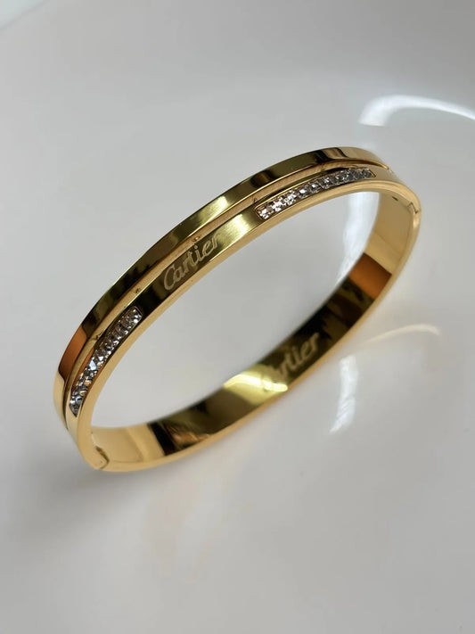 Cartier Gold Diamond Kada