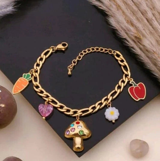 Enchanted Garden Charm Bracelet