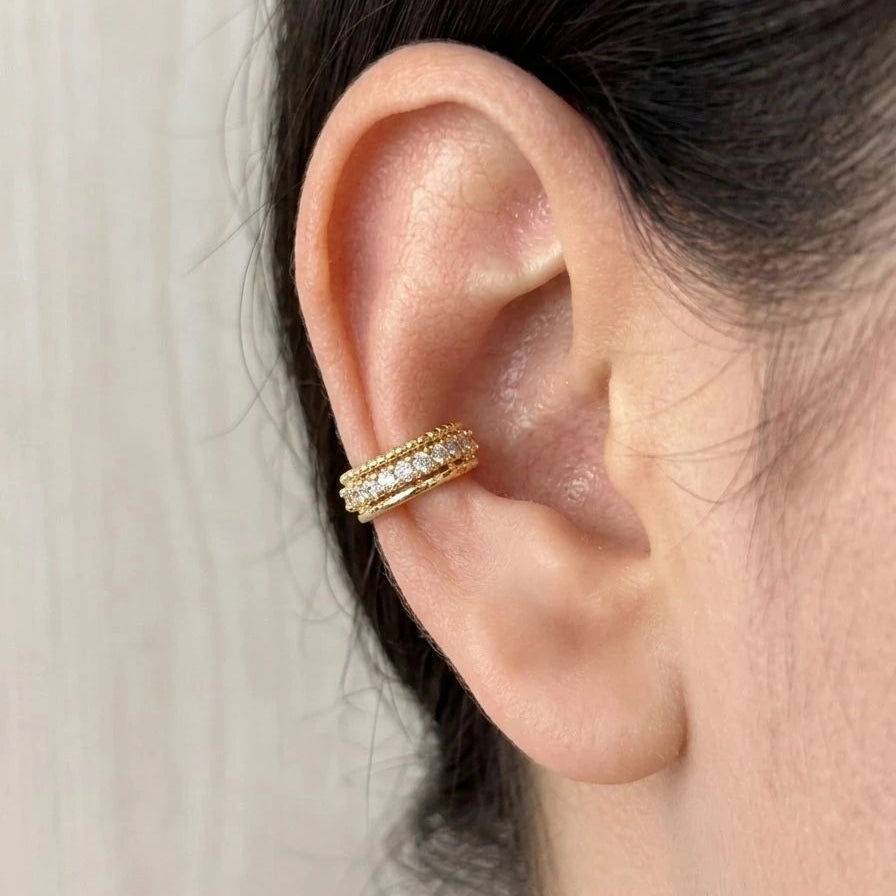 Luxe Crystal Band Ear Cuff