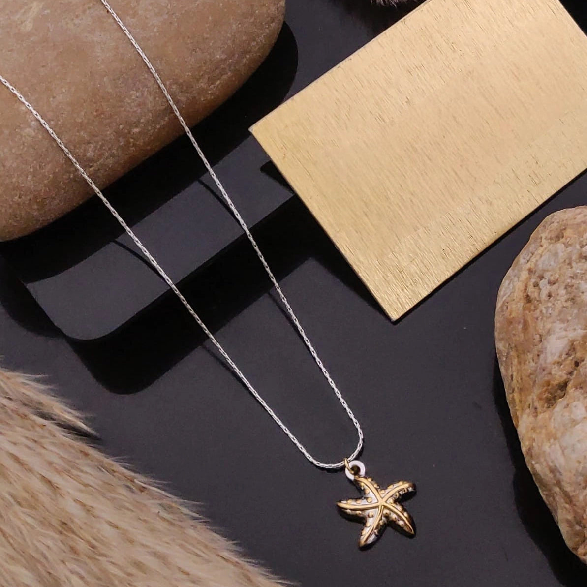 Ocean Starfish Pendant Necklace