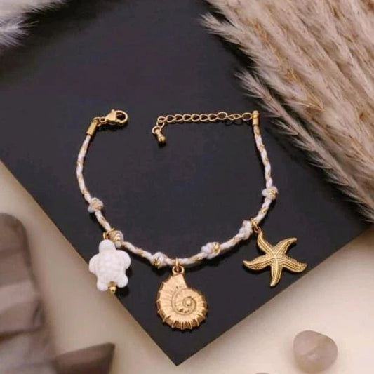 Pearl Tide Starfish Bracelet