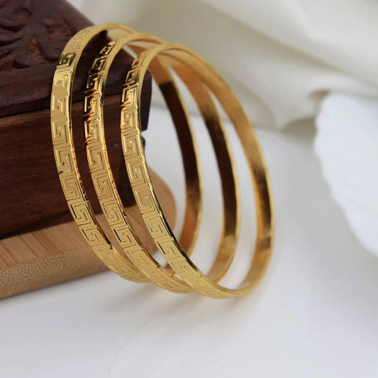 Signature Motif Bangles (3SET)
