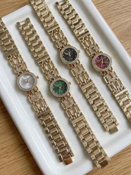 Luxe Crystal Dial Bracelet Watch