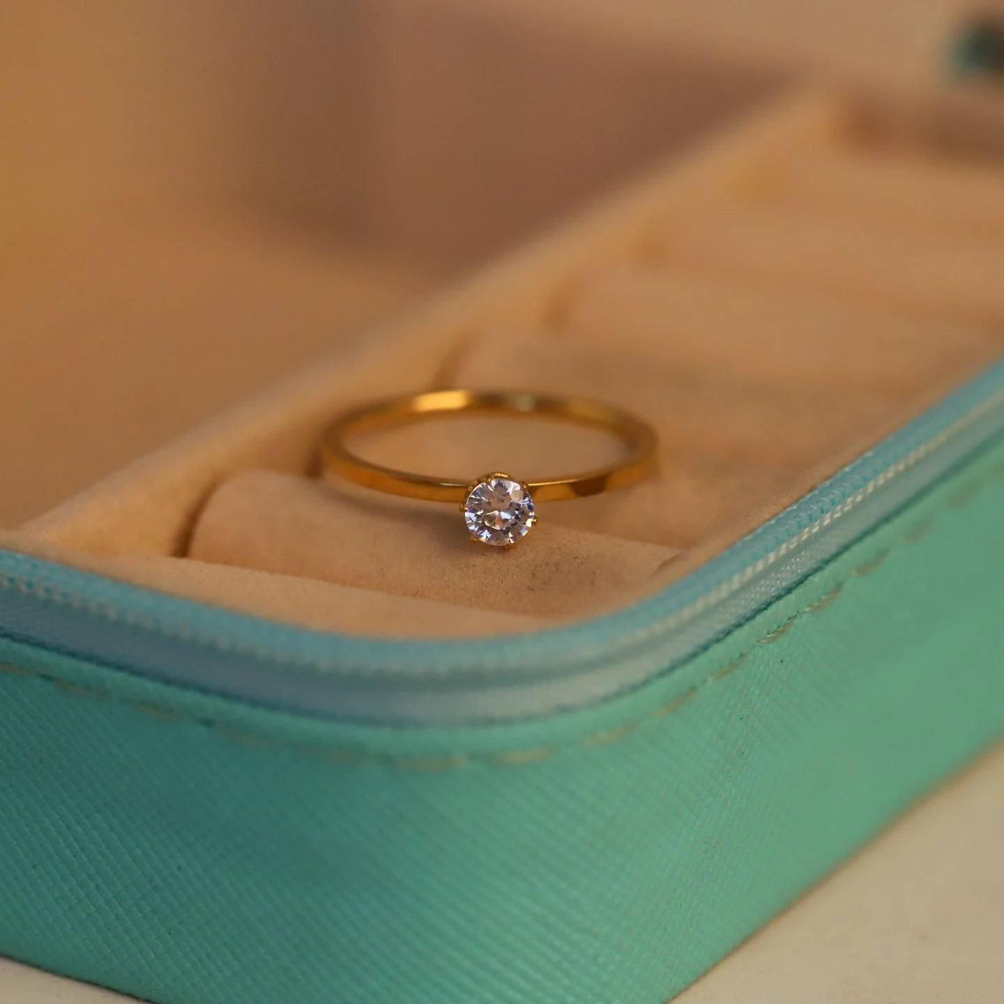 Celina Luxe Heart Crystal Ring