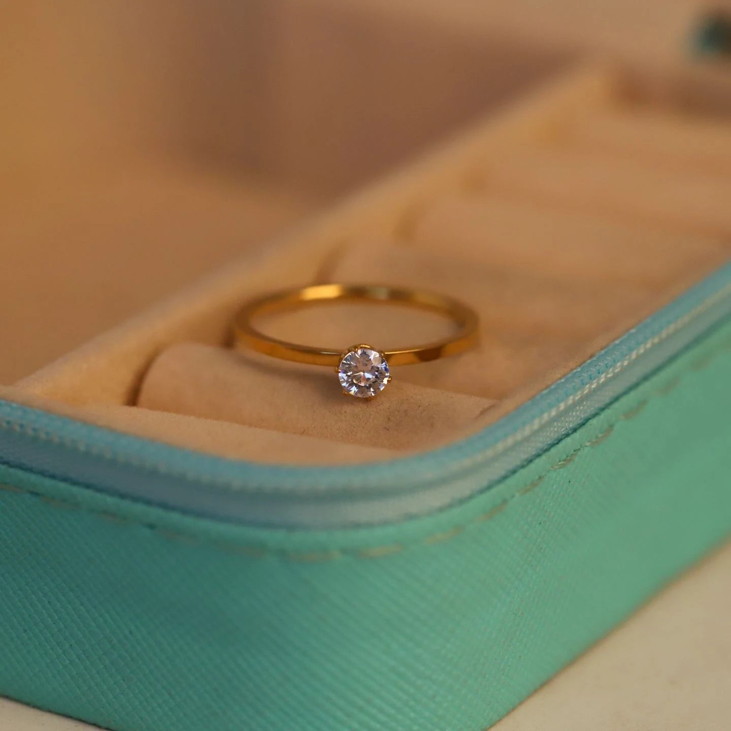 Celina Luxe Heart Crystal Ring