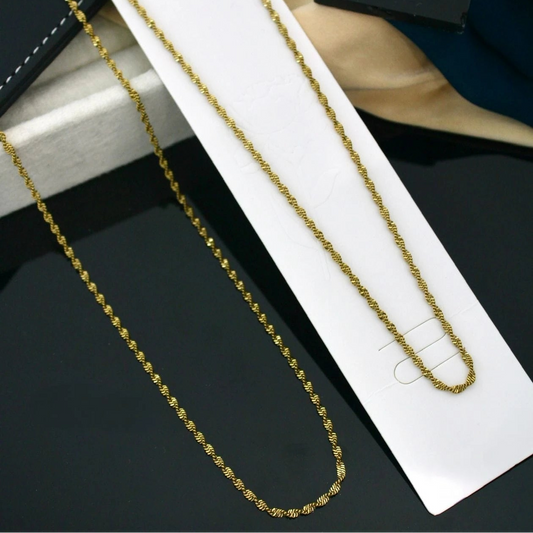 Auric Twist Classic Gold Chain