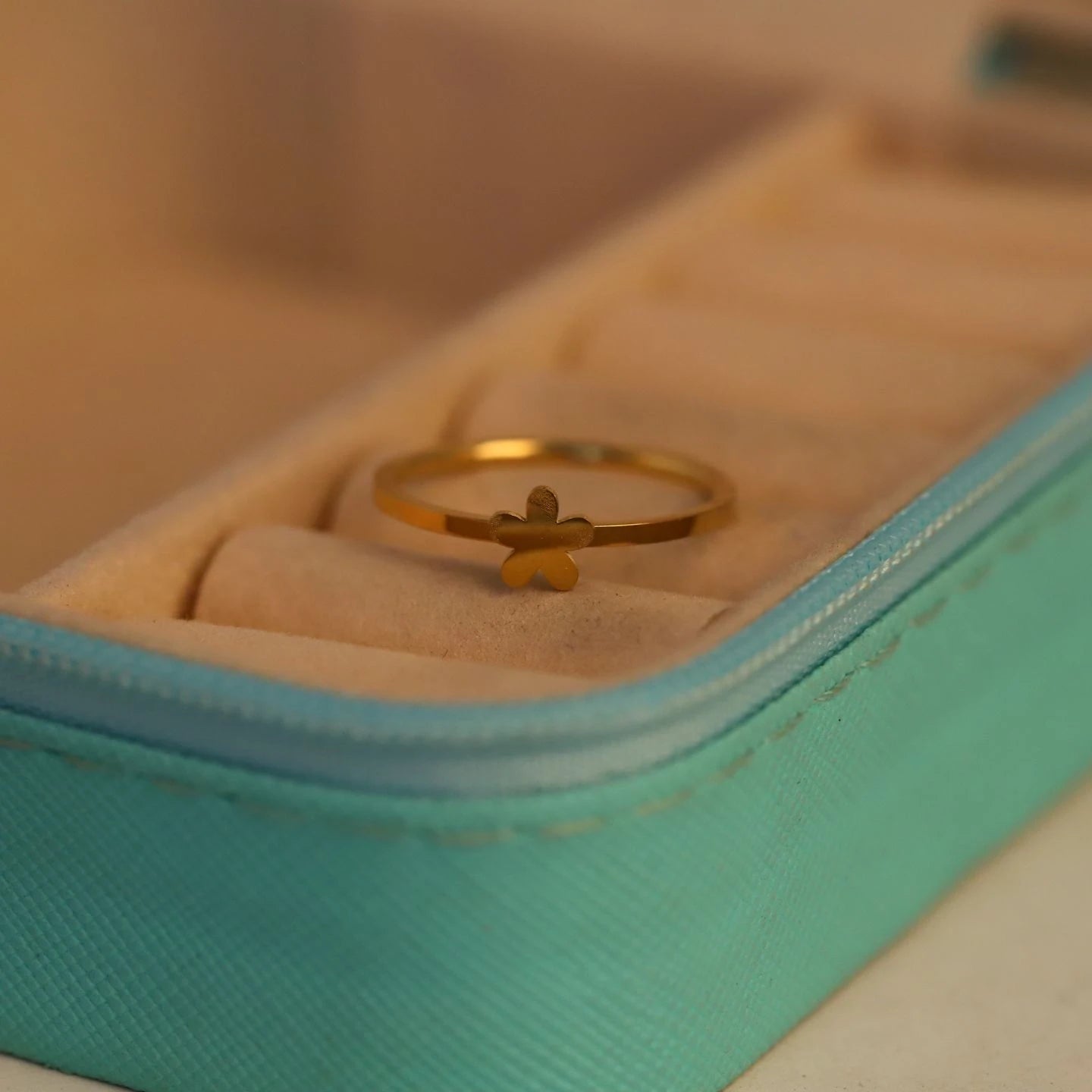 Regalia Bloom Crystal Gold Ring