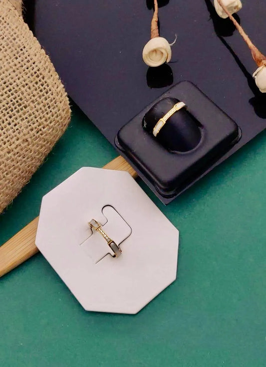 Midnight Bloom ring