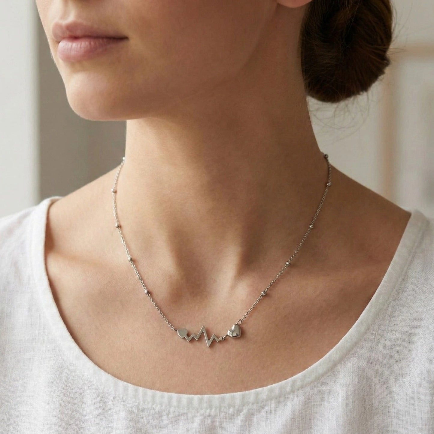 Heartbeat Pendant Necklace