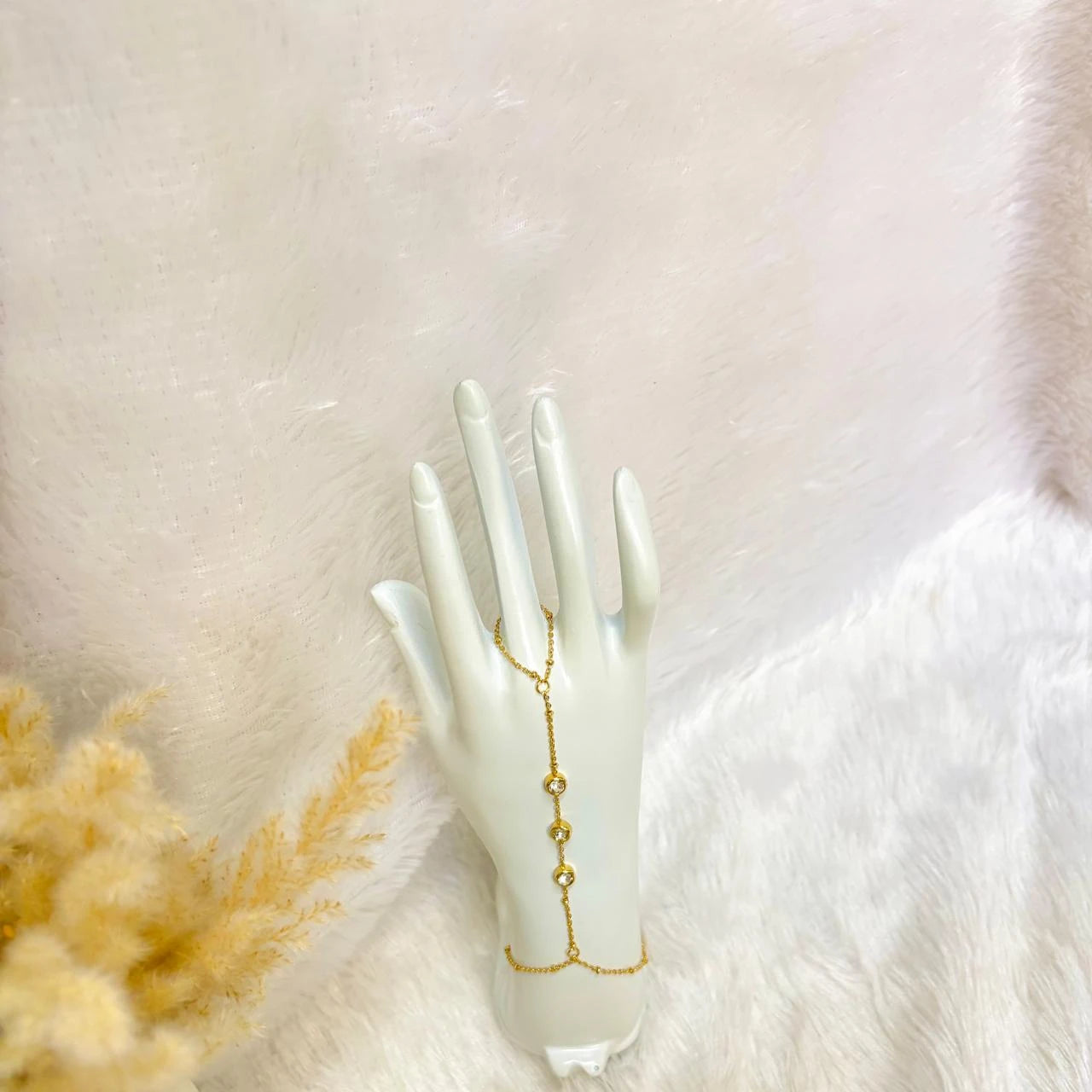 Amira Crystal Gold Hath Panja