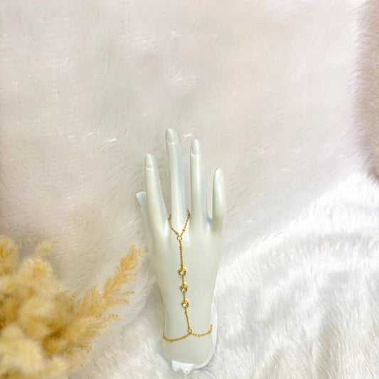 Amira Crystal Gold Hath Panja