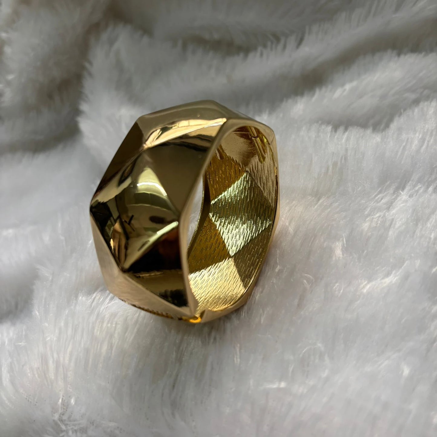 Aurion Faceted Gold Kada